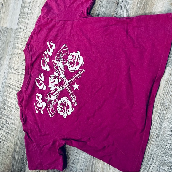 Let’s Go Girls cropped tee size small - Picture 1 of 2